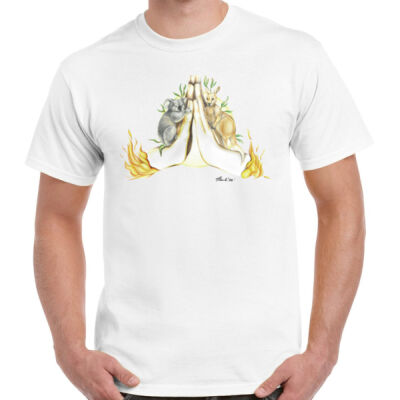 Gratitude Tee - Adult - White (large print) Thumbnail