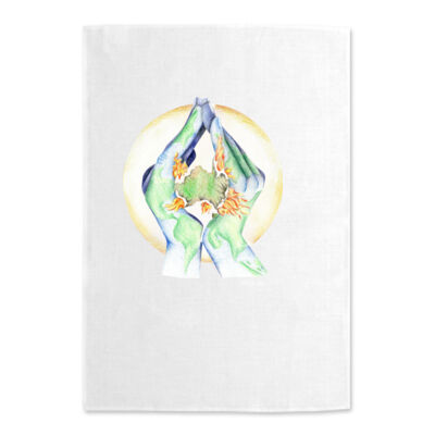 Love Tea Towel - White Thumbnail