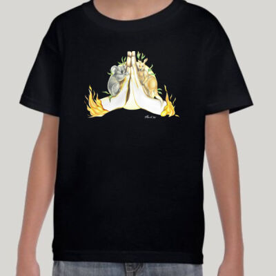 Gratitude Tee - Kids - Black Thumbnail